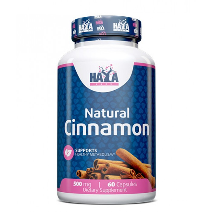 HAYA LABS Natural Cinnamon 500 mg / 60 Caps